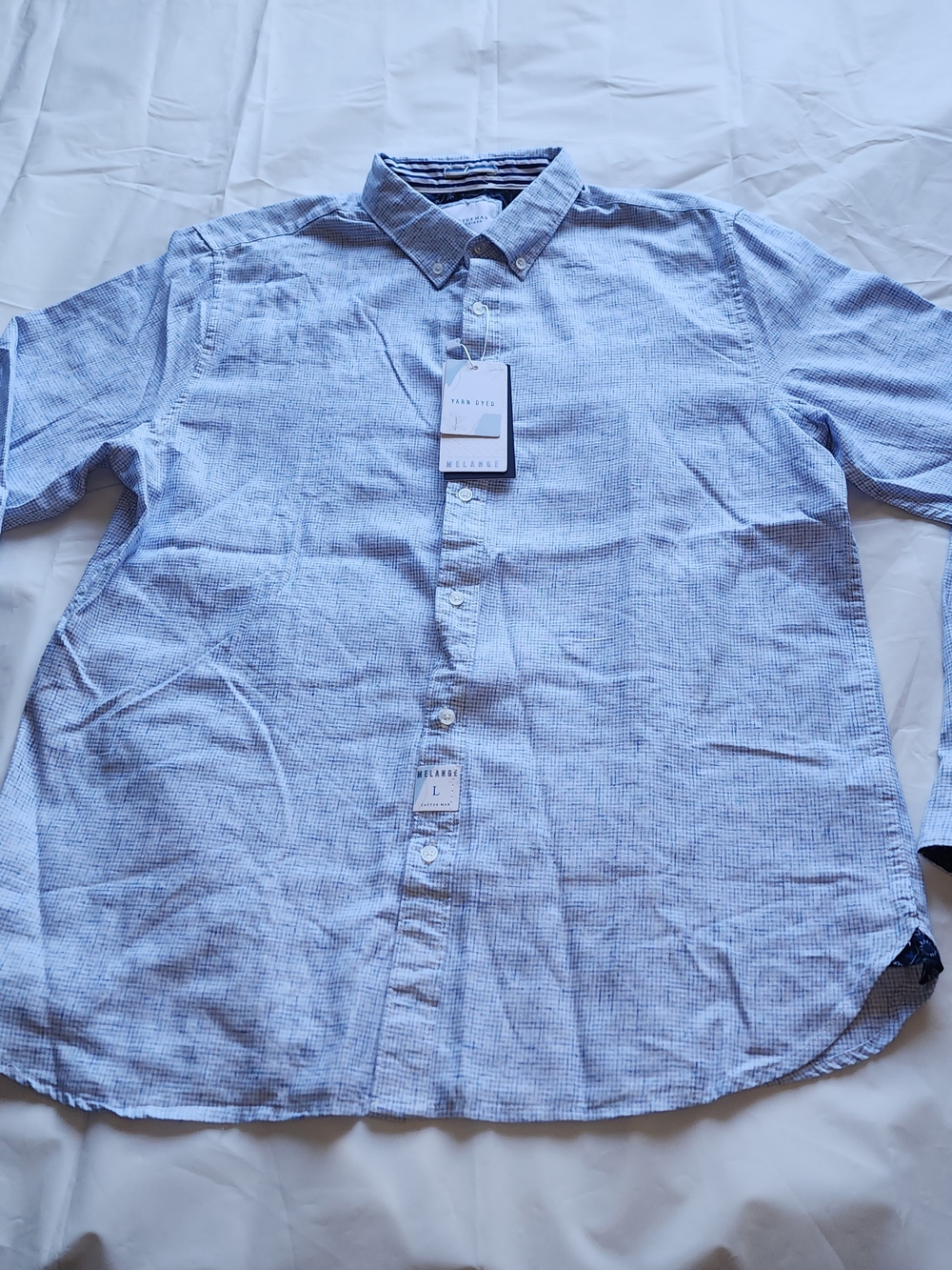 CACTUS MAN BY RICKY SIGN LONG SLEEVE SHIRT BUTTON-DOWN SIZE LARGE NEW!!!!...